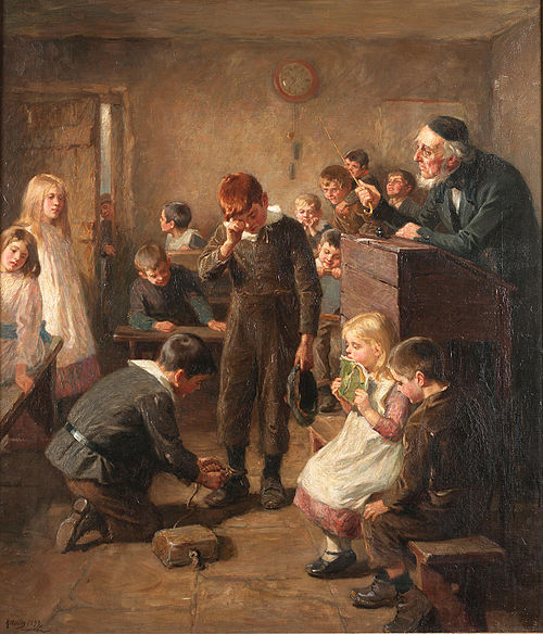 The truant's log, 1899, Ralph Hedley