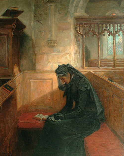 The Widow, 1899, Ralph Hedley