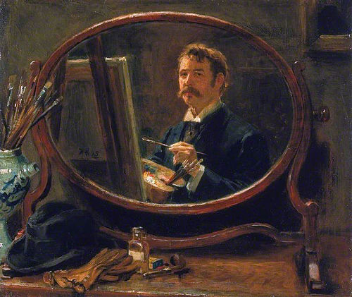 Self portrait, 1895, Ralph Hedley