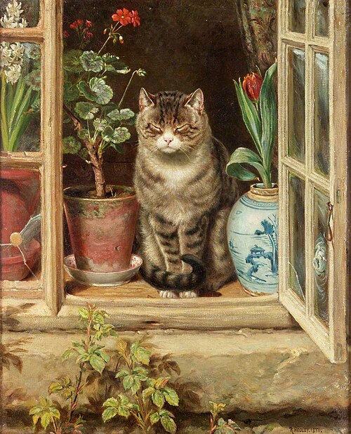 Blinking in the Sun, 1881, Ralph Hedley