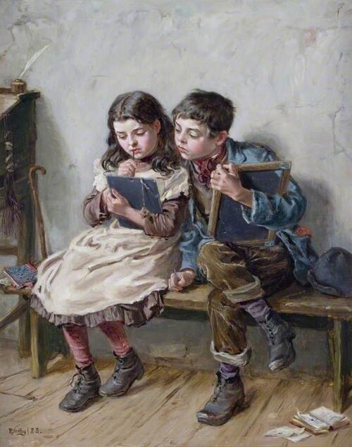In School, 1883, Ralph Hedley