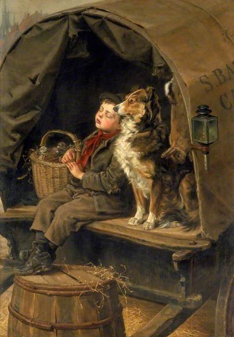 Last in Market, 1885, Ralph Hedley