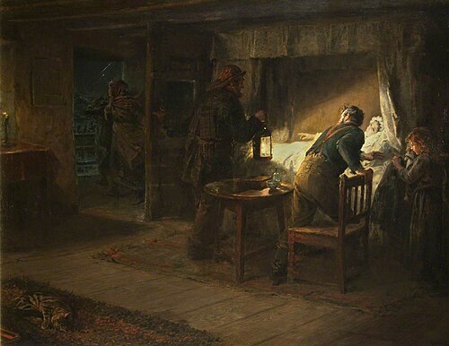 'Go, and God's will be done!', 1891, Ralph Hedley