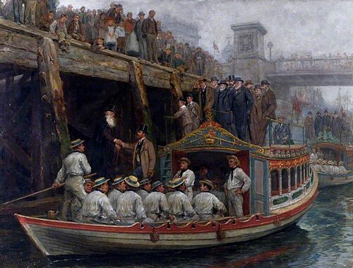 Barge Day, 1891, Ralph Hedley