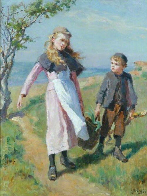 Breezy Day, 1895, Ralph Hedley