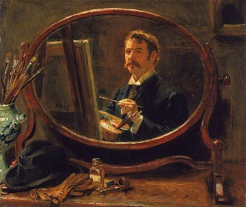Self Portrait, 1895, Ralph Hedley