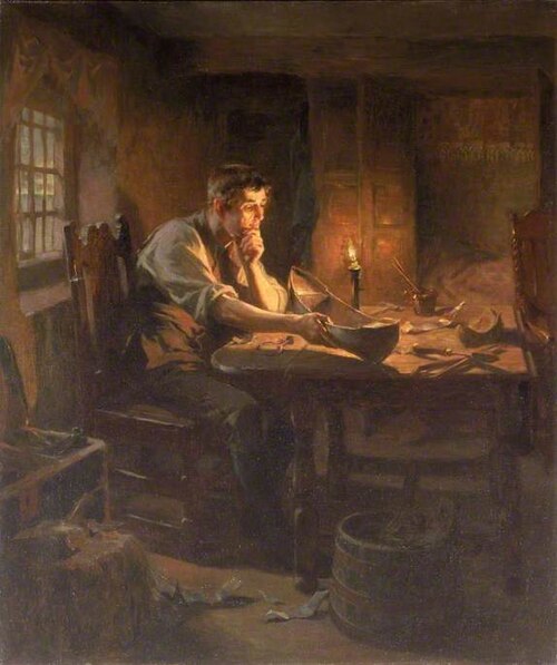 The Invention of the Lifeboat, 1896, Ralph Hedley