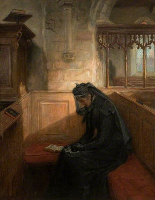 The Widow, 1899, Ralph Hedley