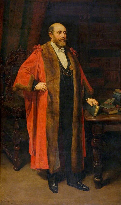 Alderman Sir H. W. Newton, JP, 1901, Ralph Hedley