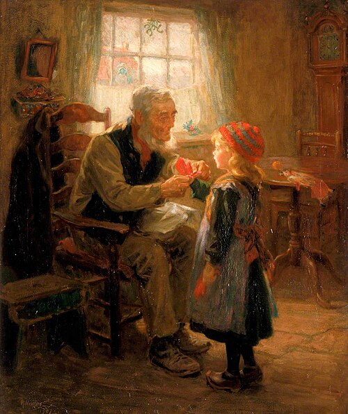 Mittens, 1907, Ralph Hedley