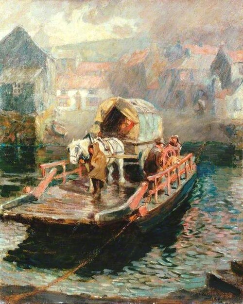 Hylton Ferry, 1910, Ralph Hedley