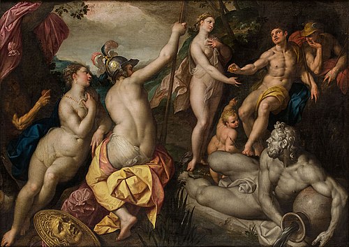 The Judgement of Paris, , Jacob de Backer