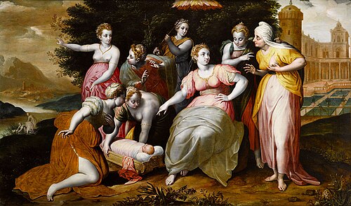Finding of Moses, 1575, Jacob de Backer
