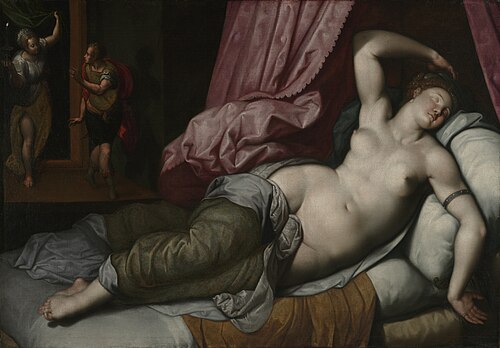 Paris Being Admitted to the Bedchamber of Helen, 1585, Jacob de Backer