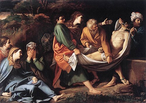 The Entombment of Christ, 1610, Sisto Badalocchio