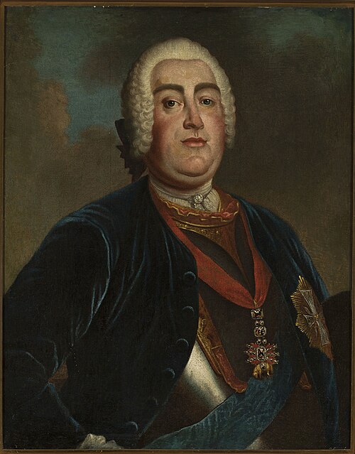 Portrait of Augustus III, , Louis de Silvestre