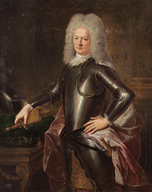 Portrait of Jacob Henry Fleming, 1720, Louis de Silvestre
