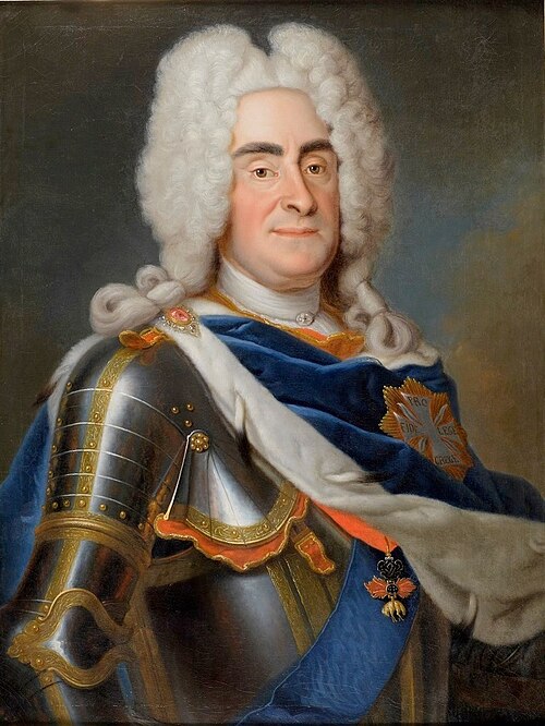 Portret króla Augusta II Wettina, 1727, Louis de Silvestre