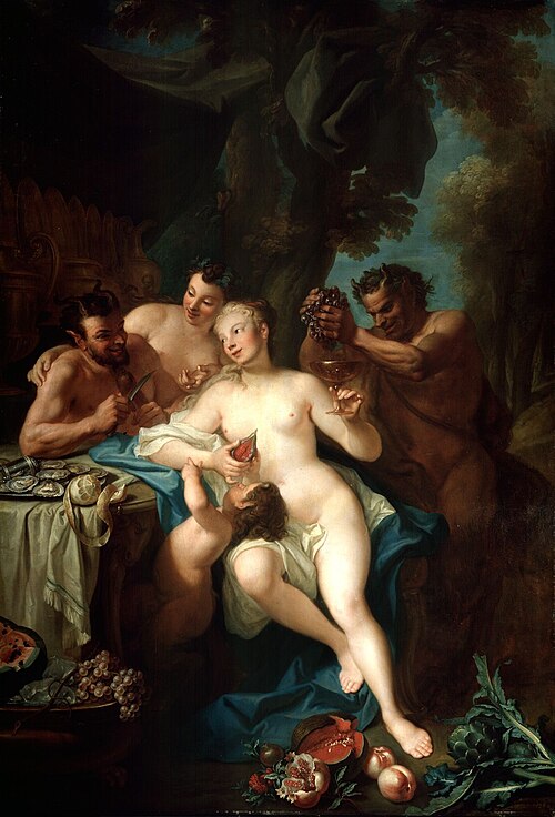 Nymphes et Satyres, 1722, Louis de Silvestre