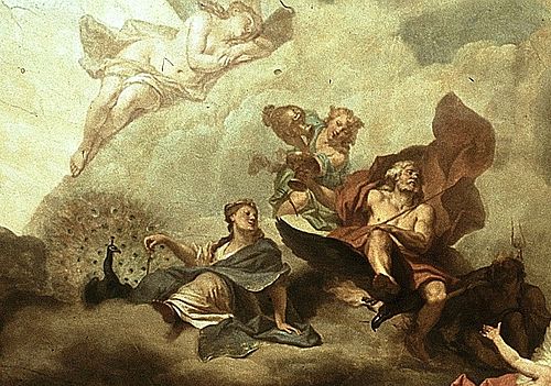 Psyches Aufnahme in den Olymp, 1750, Louis de Silvestre