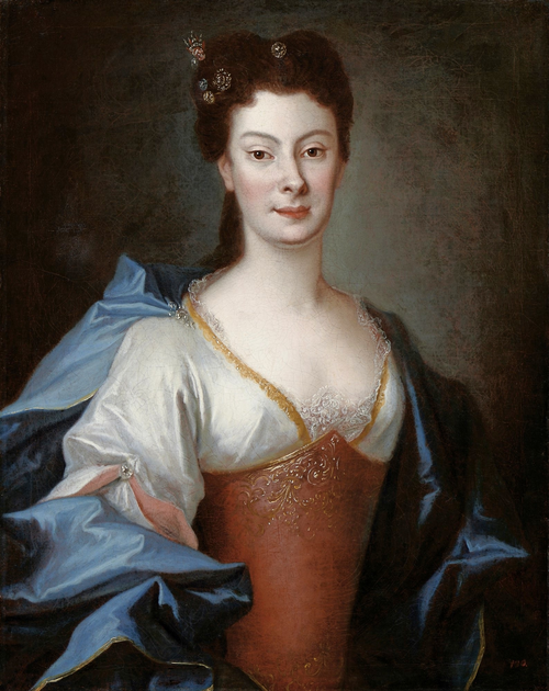 Portrait d'Anna Orzelska., 1724, Louis de Silvestre