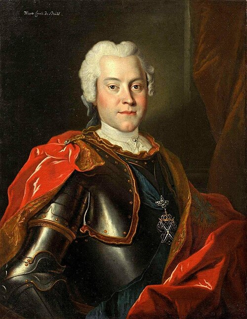 Portrait of Heinrich von Brühl., 1737, Louis de Silvestre