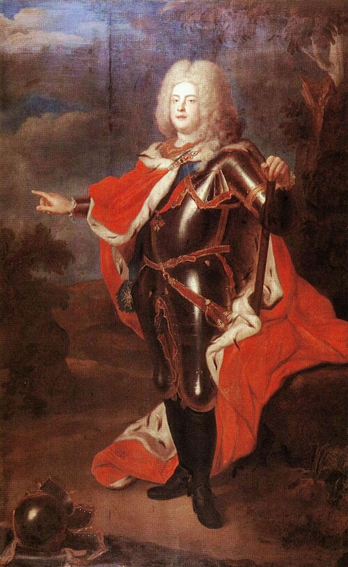 Portrait of Augustus III of Poland (1696-1763), 1721, Louis de Silvestre