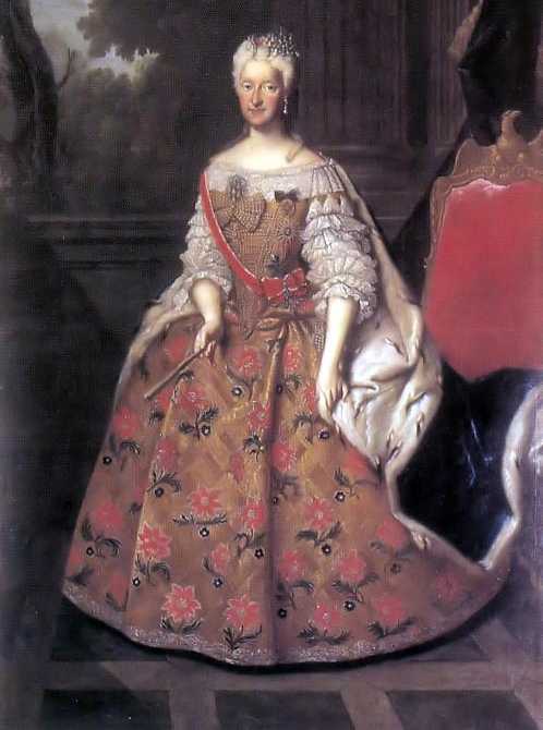 Porträt der Maria Josepha of Austria (1699-1757), 1736, Louis de Silvestre