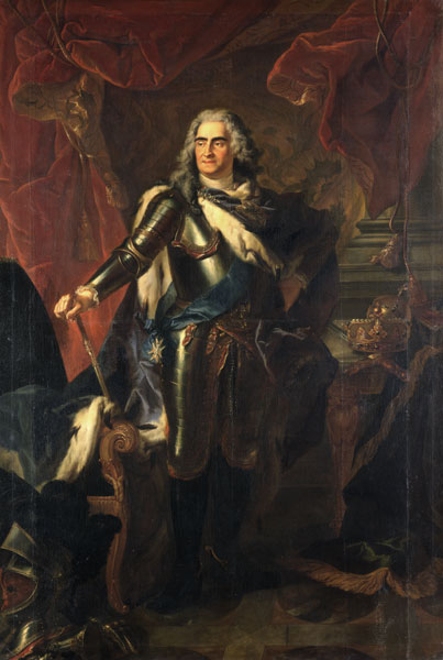 Augustus II the Strong in Armour, 1718, Louis de Silvestre