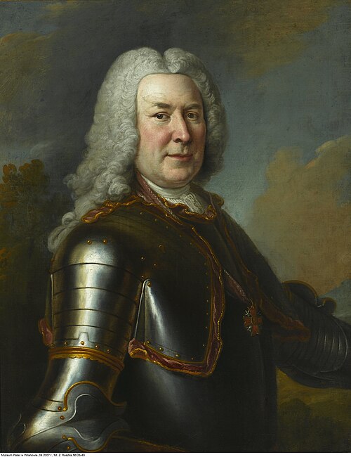 Portrait de Michał Fryderyk Czartoryski., 1741, Louis de Silvestre