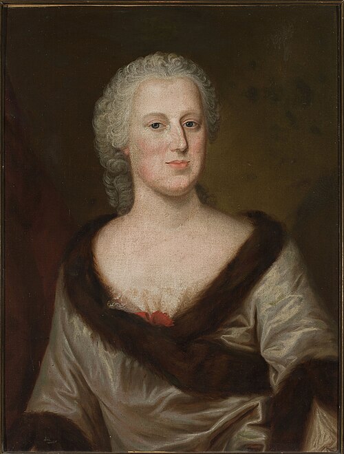 Portrait de Marie Anne de Kolowrat-Krakovský., 1742, Louis de Silvestre