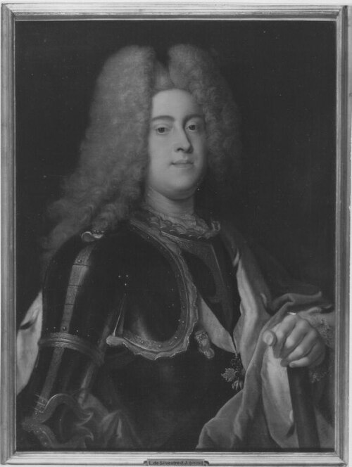 Bildnis Kurfürst Friedrich August II. von Sachsen, als König von Polen August III., 1717, Louis de Silvestre