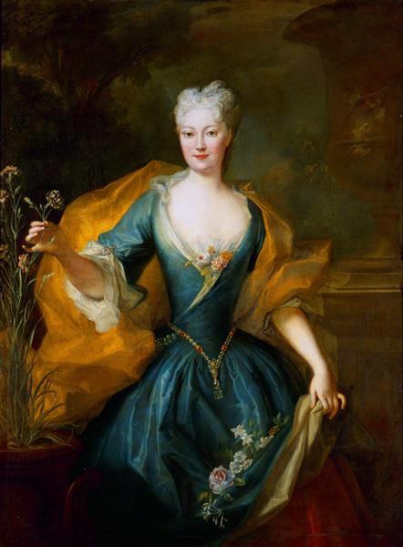 Friederike Charlotte Fürstin Lubomirska (1701-1755), 1724, Louis de Silvestre