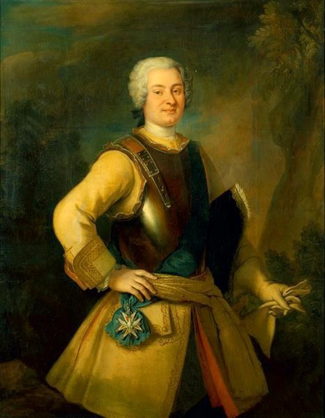 Graf Friedrich August von Rutowsky (1702-1764), 1724, Louis de Silvestre