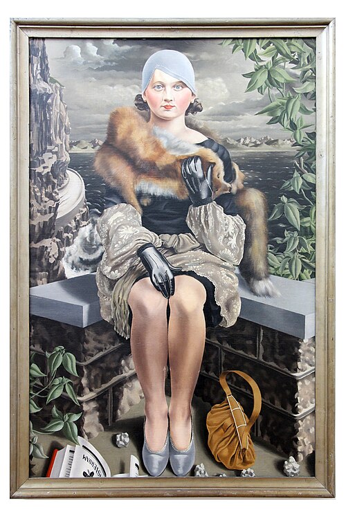 Ritratto della signora M. Willink-Van der Meulen, , Carel Willink