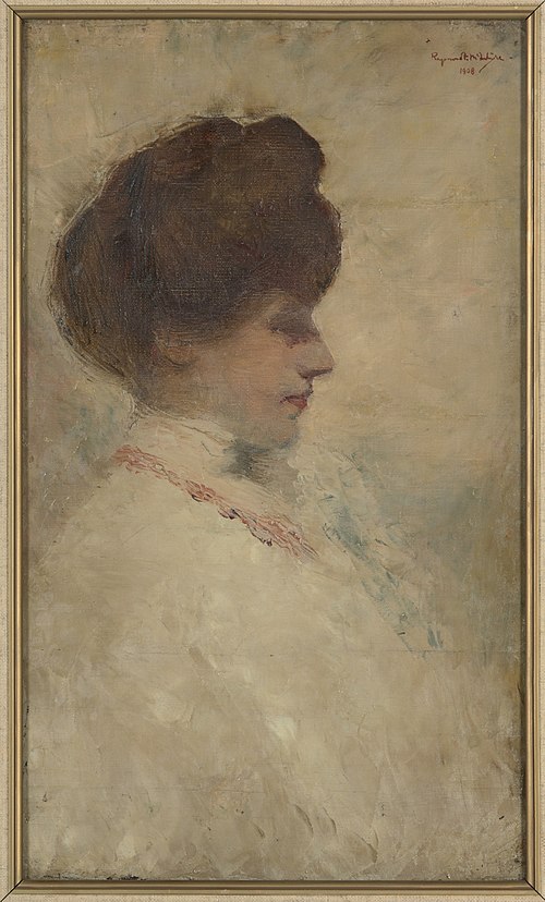 Portrait of Doris McIntyre, 1908, Raymond McIntyre