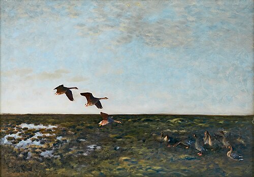 Bean Geese, 1926, Bruno Liljefors