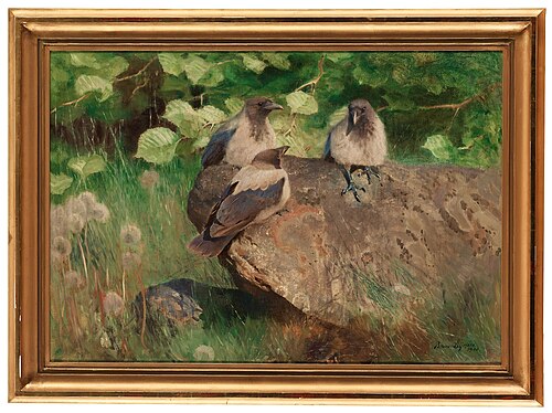 Crows, 1900, Bruno Liljefors