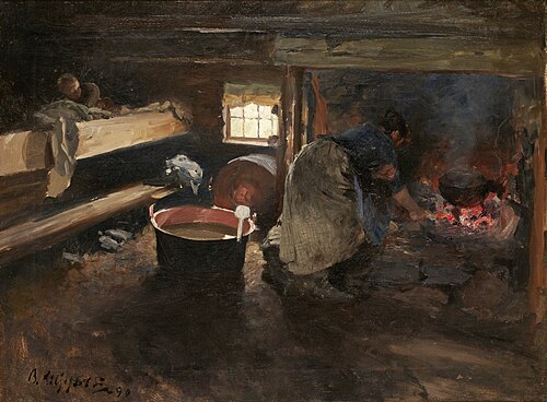 Interior, 1890, Bruno Liljefors