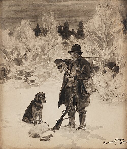 The Inn Keeper, 1895, Bruno Liljefors