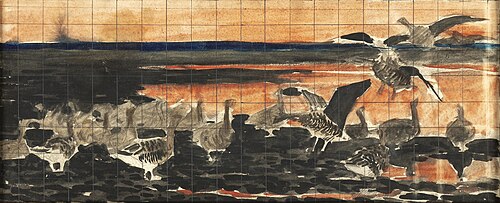 Wild Geese, 1890, Bruno Liljefors