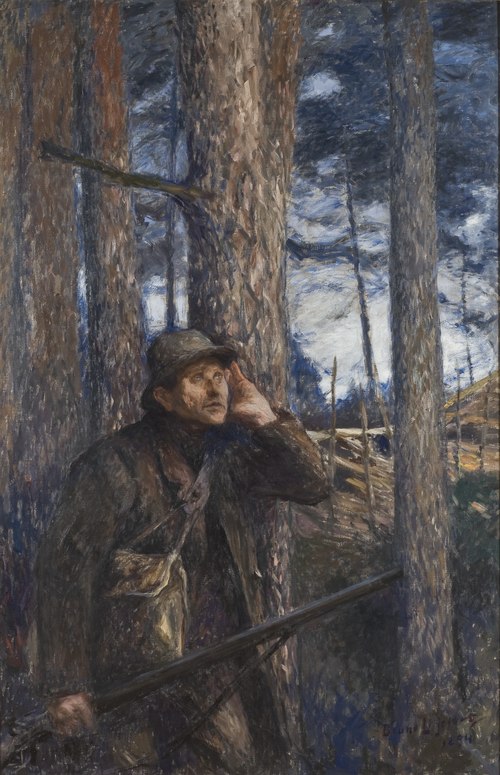 A Poacher, 1894, Bruno Liljefors