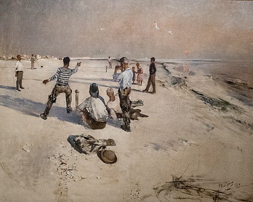 Man Warping, 1888, Bruno Liljefors