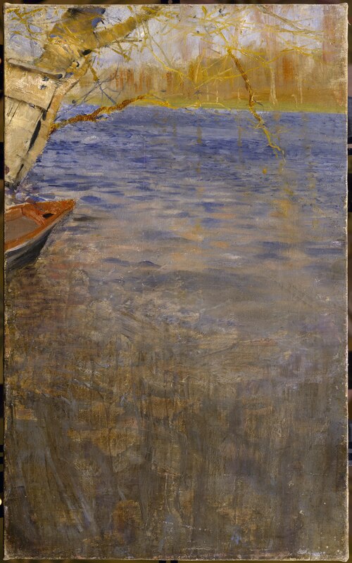 By the Sea. A Spring Day, , Bruno Liljefors