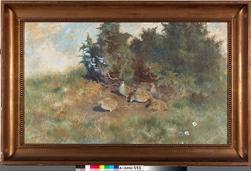 Partridges, 1922, Bruno Liljefors