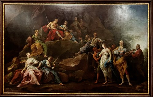 Orphée descendu aux Enfers pour demander Eurydice, 1763, Jean Restout