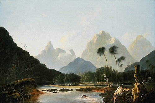 Tahiti Revisited, 1775, William Hodges