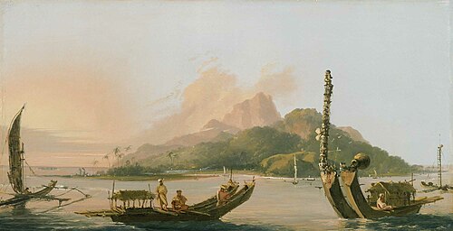 Tahiti, bearing South East, 1775, William Hodges