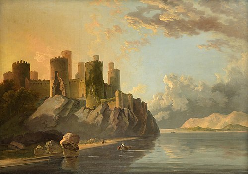Conway Castle, Wales, 1790, William Hodges