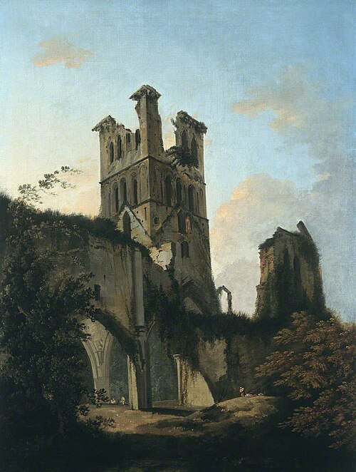 Ruins of Llanthony Abbey, 1777, William Hodges